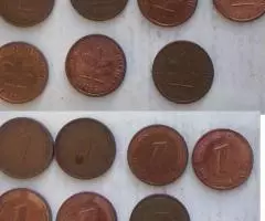 Германия. ФРГ - 1марка, 50,10,5,2 и 1 пфеннигов - 2