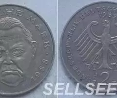 Германия. Людвиг Эрхардт - 2марки, 1989 - 2