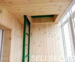 Обшивка балкона, лоджии, утепление  v  Красноярске - 2