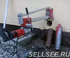 Сверление бетонных стен и перекрытий алмазное бурение - 2