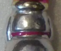 Красная шапочка ёлочная стекло - 2