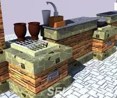 Изготовление барных стоек с печами - 2