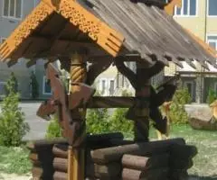 Изготавливаем деревянные колодцы - 2