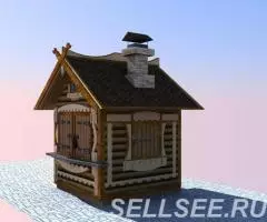 Строительство киоска из блок хауса - 4