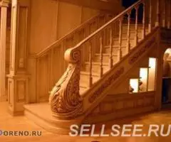 Изготовление лестниц из натурального массива дерева - 3