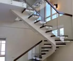 Монолитные лестницы с одним косоуром - 2