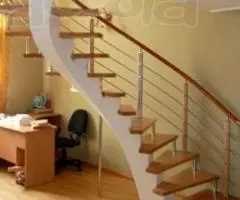 Монолитные лестницы с одним косоуром - 4