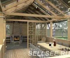 Летняя кухня с мангалом - 2