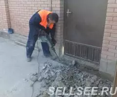 Отбойный молоток. Слом. Демонтаж. Отверстия. - 2