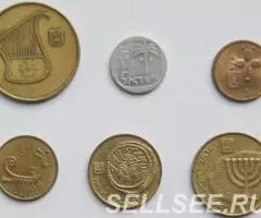 Монеты Израиль. 6 монет - 2
