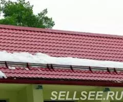 Снегозадержатель трубчатый 3 м для кровли - 3