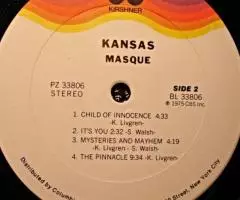 Пластинка виниловая Kansas - Masque - 3