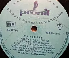 Пластинка виниловая Christie - Christie - 3