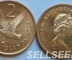 Фолкленды. Гусь - 2 пенса, 1998,2004,2011 - 2