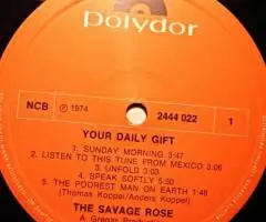 Пластинка виниловая The Savage Rose - Your Daily Gift - 3