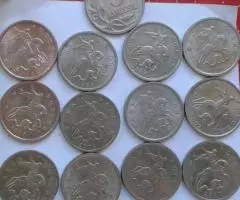 Россия. 5коп. 1997,98,2002,03,04,05,07,08,09