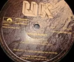 Пластинка виниловая UK - Danger Money UK - 3