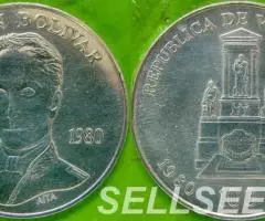 100 боливар 1980 г. Венесуэла