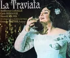 Верди Verdi Montserrat Caballe La Traviata LP