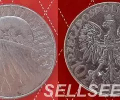 Польша. Ядвига - 10злотых, серебро, 1932 - 2