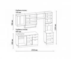 Кухня Венеция-4. Варианты правый, левый - 2