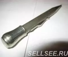 Карандаш короткий. Printator Patent. Серебро. 19 век - 3