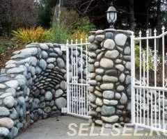Cтроим заборы из натурального камня - 4