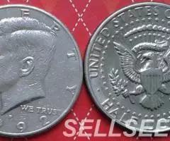 США, Тип Кеннеди - 50 центов, 1998,1971,1992,1972 - 3