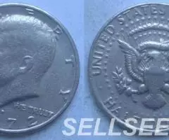 США, Тип Кеннеди - 50 центов, 1998,1971,1992,1972 - 4