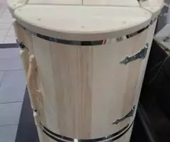 Кедровая бочка овальная со скосом Профессиональная - 3