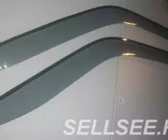 Ветровики передних дверей Nissan Navara D22 после 2003 г - 3