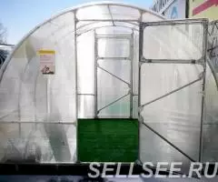 Арочная теплица с усиленным каркасом 10м. - 2
