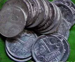 Ломовые монеты 999 пробы серебра. - 2