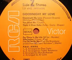 Пластинка виниловая Paul Anka - Goodnight My Love - 3