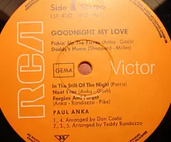 Пластинка виниловая Paul Anka - Goodnight My Love - 4