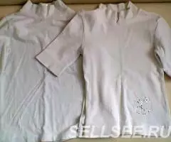 Блуза рубашка водолазка школьная 1-2 класс - 3