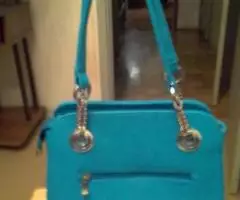 Сумка женская бирюзового цвета - 2