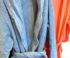 Халаты голубой бежевый женские домашнии 44-46 размер - 2