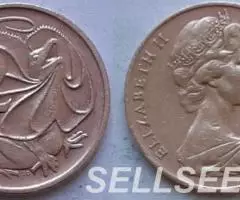 Австралия. Плащеносная ящерица - 2ц. , 1980,1971 - 2