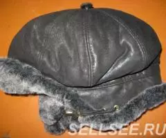 Комплект меховой натуральный-шапка и перчатки новые. - 3