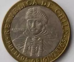 Чили 100 песо 2004 года - 2