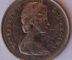 Канада 25 центов 1974 года - 2