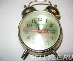 Будильник Anlida Gold из СССР механические - 2