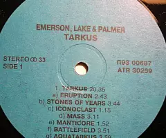 Пластинка виниловая Emerson, Lake Palmer - Tarkus - 3