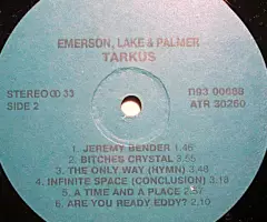 Пластинка виниловая Emerson, Lake Palmer - Tarkus - 4