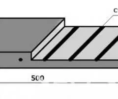 Техпластина 500х250х40, Армированная тросом