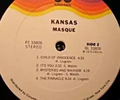 Пластинка виниловая Kansas - Masque - 4