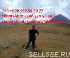 guide, driver in Kyrgyzstan, tourism, travel, excursions, . .. .