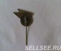 АВТОМОБИЛЬНОЕ УЧИЛИЩЕ значок СССР 1950-ые тяжёлый - 2