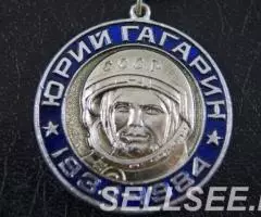 значок ЮРИЙ ГАГАРИН 1934-1984. СССР. - 2